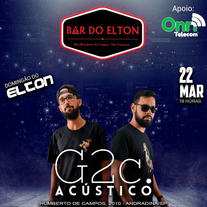 Evento bar-do-elton---sexta----2203---18h---g2c-acustico